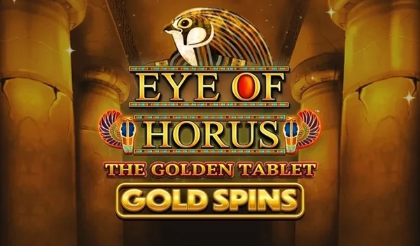 eye of horus golden tablet logo