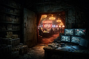 Hidden Ownership Networks in Online Gambling
