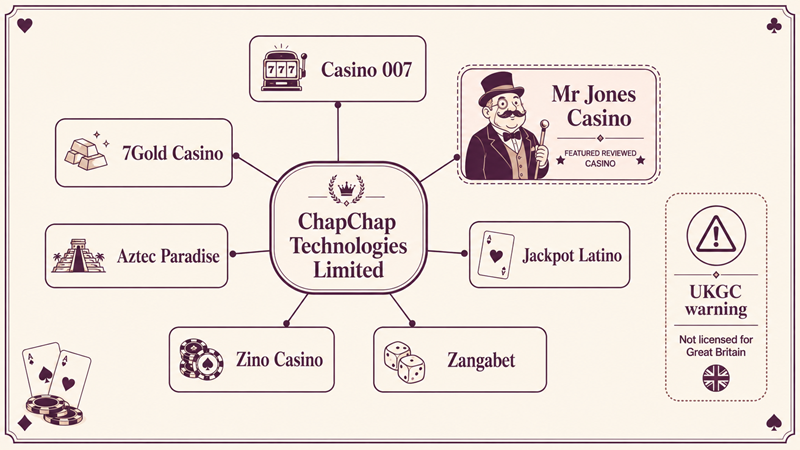 mr jones casino sister sites network