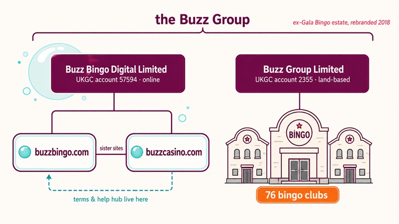 buzz casino sister sites network