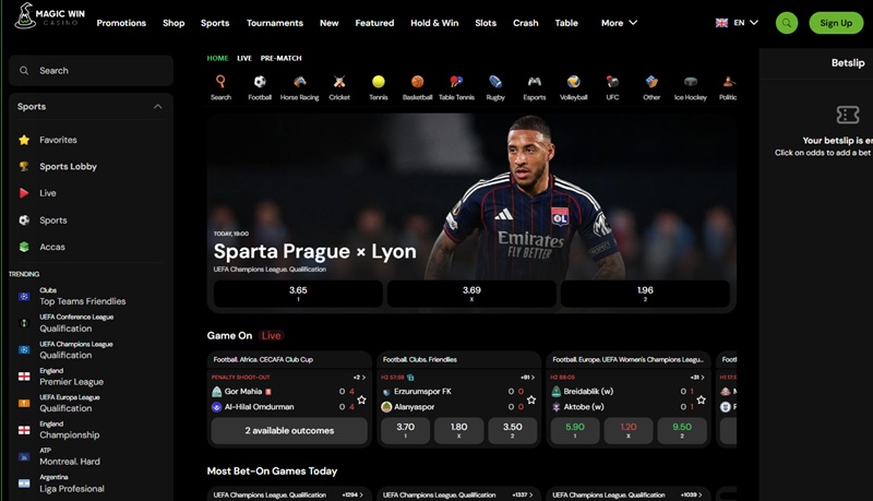 magic win sports betting