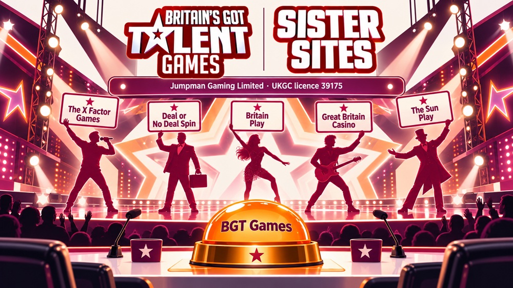 talent show stage diagram of bgt games and its jumpman gaming sister sites