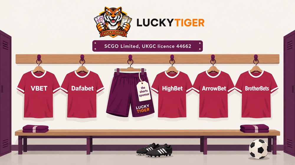 dressing room diagram of lucky tiger and its sister sites on scgo limited's licence