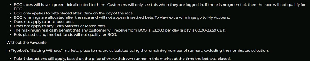 tigerbet betting rules defining the bog day in central european time