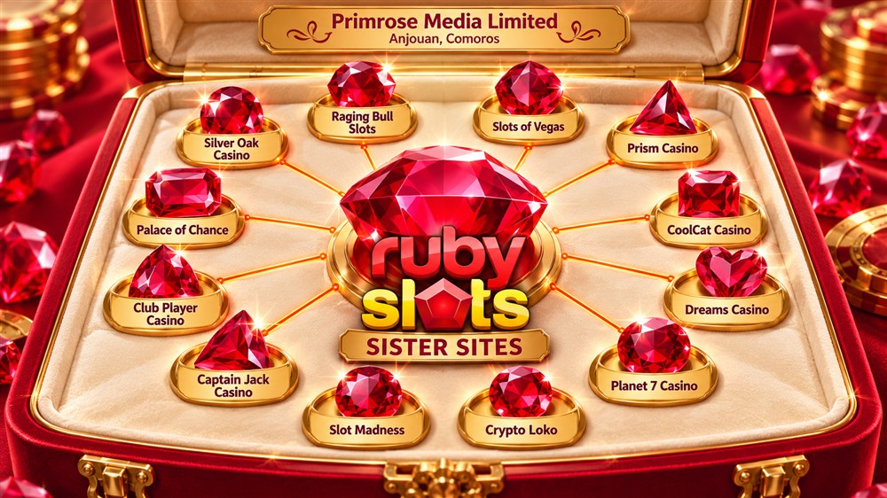jewellery case diagram of ruby slots and its primrose media sister sites