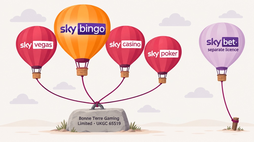 hot-air balloon diagram of sky bingo and its sister sites